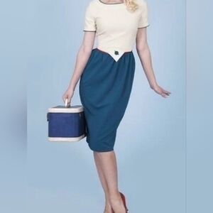 Tatyana Overboard 1950s Nautical Style Dress, BNWT, Size XXL